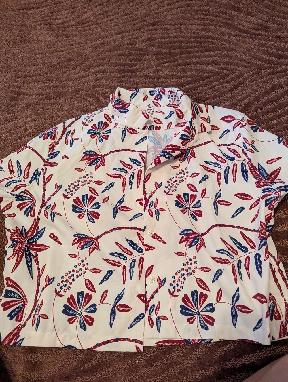 Outdoor Voices Waterproof Button Up Shirt